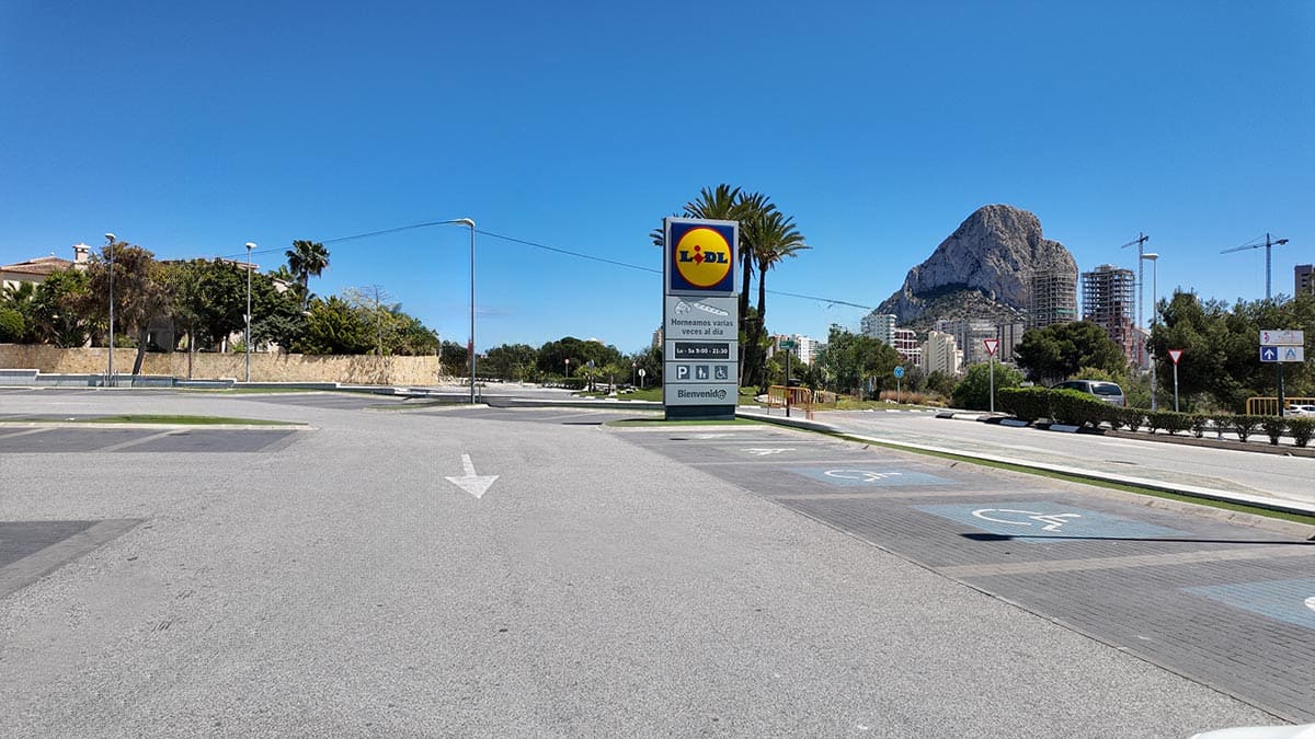 Evakuierung Lidl Calpe Gasleck