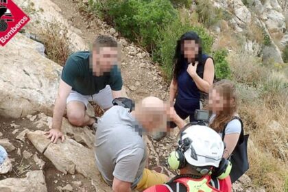 Schwerer Wanderunfall am Peñón de Ifach in Calpe