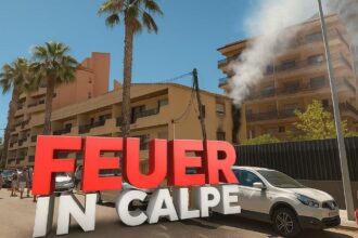 Hausbrand in Calpe