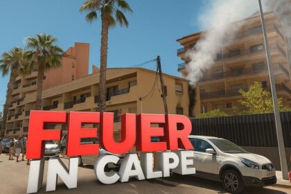 Hausbrand in Calpe