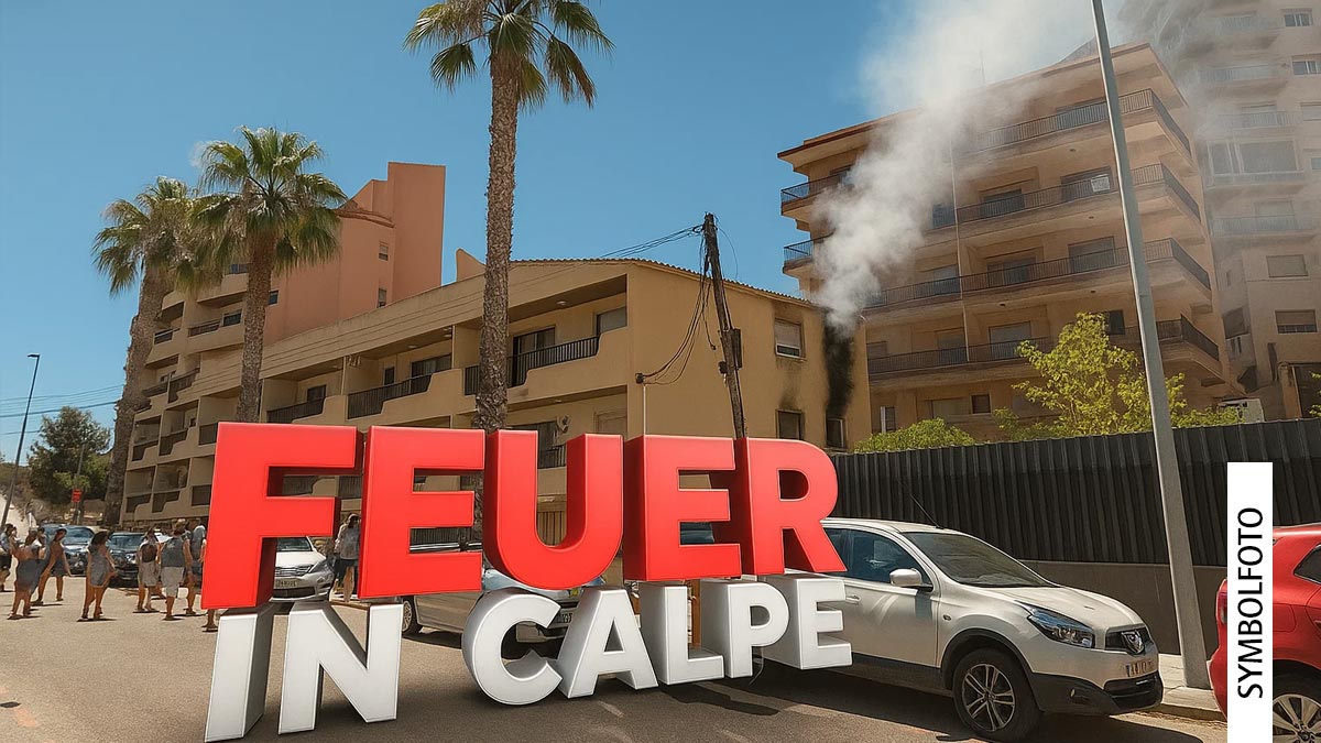 Hausbrand in Calpe