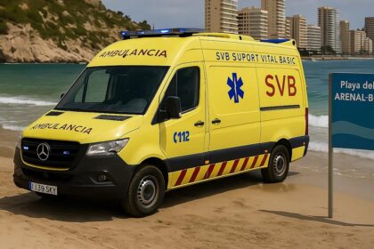 Badeunfall Calpe Arenal-Bol