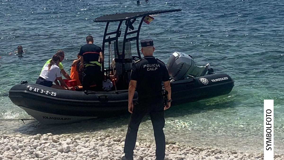 Rettung nach Unfall am Ifach in Calpe