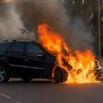 Fahrzeugbrand in Calpe