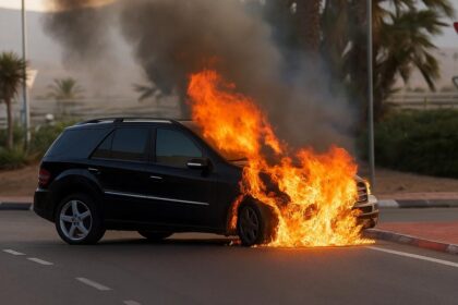 Fahrzeugbrand in Calpe