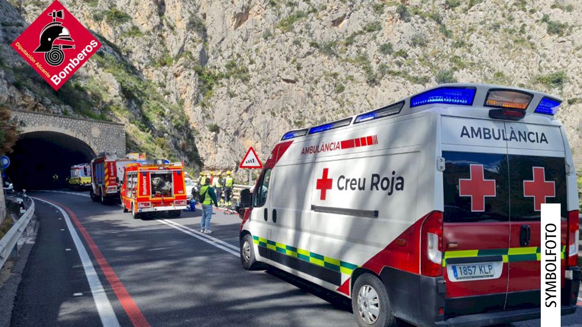 Unfall Calpe Altea N332