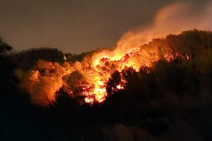 Waldbrand in Calpe