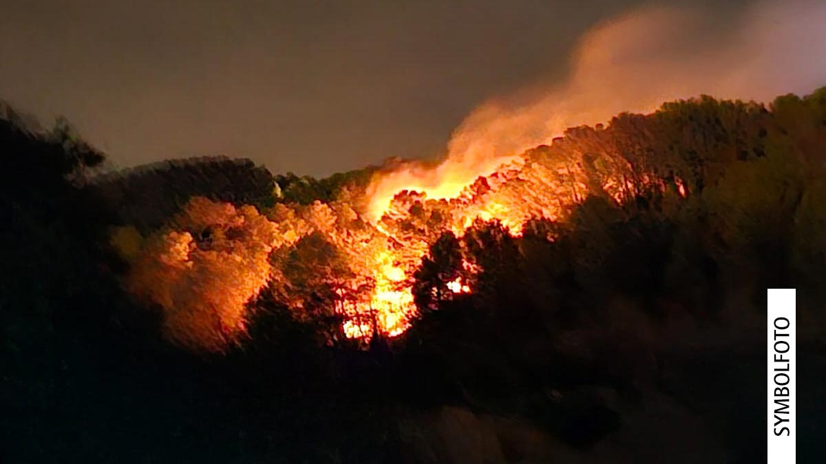 Waldbrand in Calpe