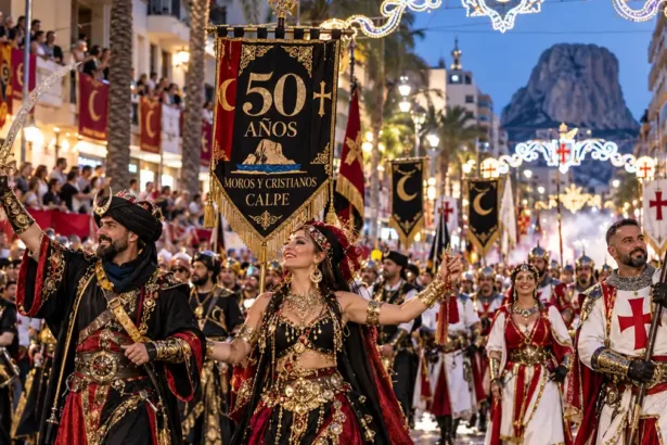 50 Jahre Moros y Cristianos in Calpe